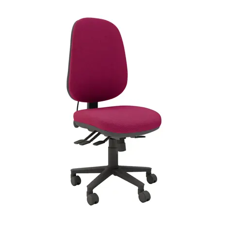 Multi-functional High Back Task Chair - Black Base - No Arms - Bingham